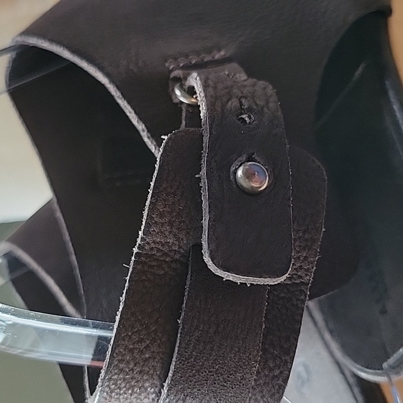 All Saints Platform Wooden Wedges - Picture 5 of 11